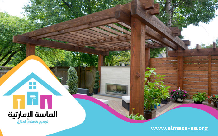 تصنيع برجولات خشبية