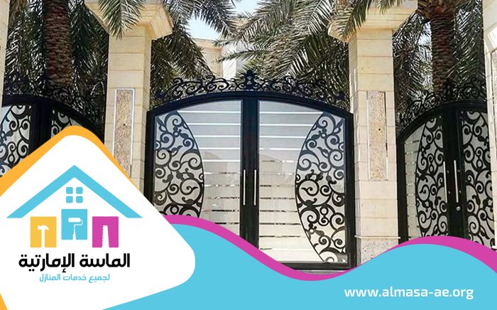 بوابات حديد للمداخل بوابات حديد خارجية مودرن